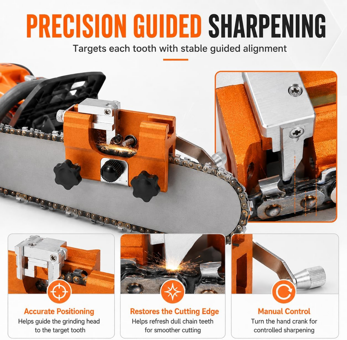 Ashmonts® Perfect Edge on Your Chainsaw Every Time
